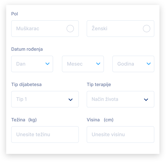Unesite tražene podatke i pošaljite ih