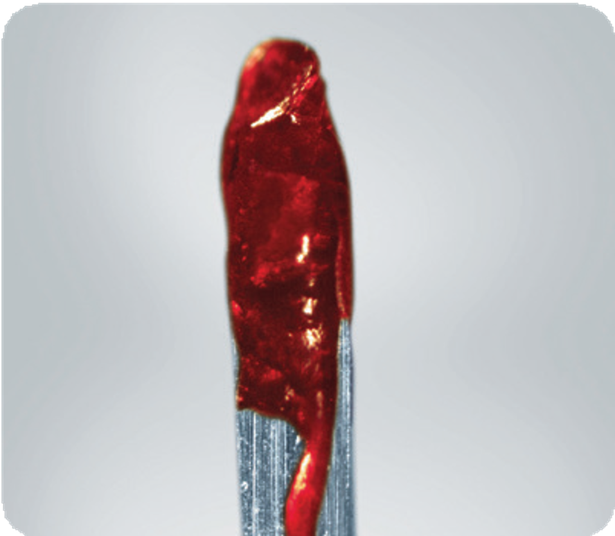 Vrh lanceta nakon 6 upotreba