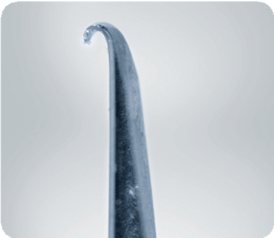 Vrh lancete nakon 8 upotreba