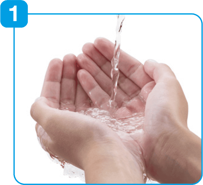 Operite i osušite ruke