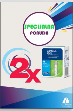 Contour® Plus test trake 2xa25