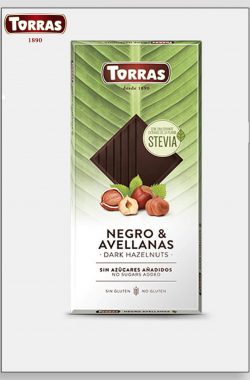CRNA ČOKOLADA SA LEŠNIKOM 125g