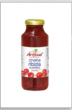 ARTFOOD CRVENA RIBIZLA voćni sok sa plodom