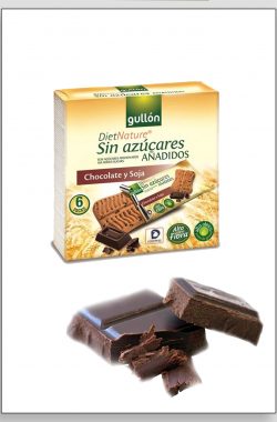 GULLON Keks soja sa čokoladom 144g