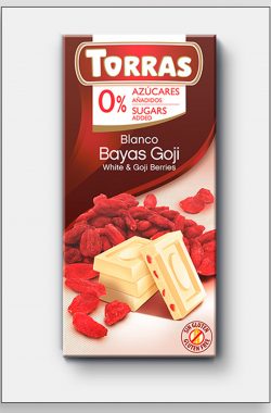 TORRAS bela čokolada sa goji bobicama